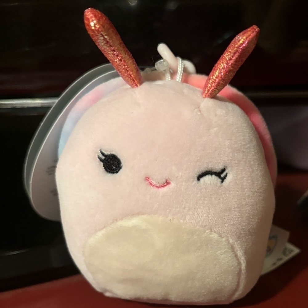Silvina 3” Winking Snail Original Squishmallows Plush Clip